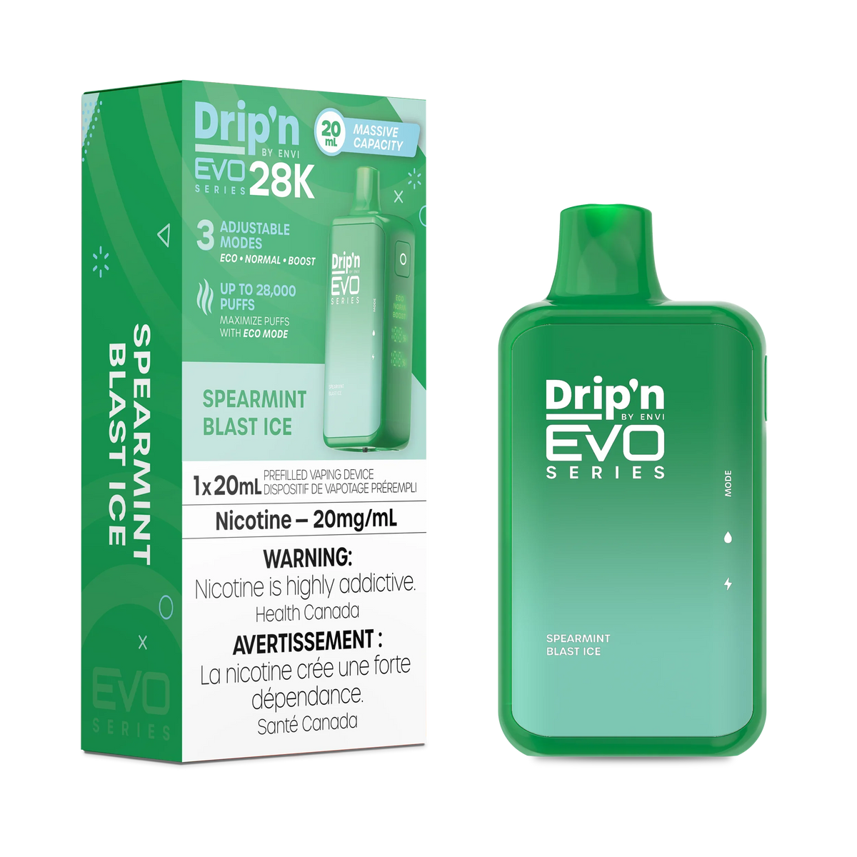 Drip'n by Envi EVO Series 28k - Spearmint Blast lce (MB)