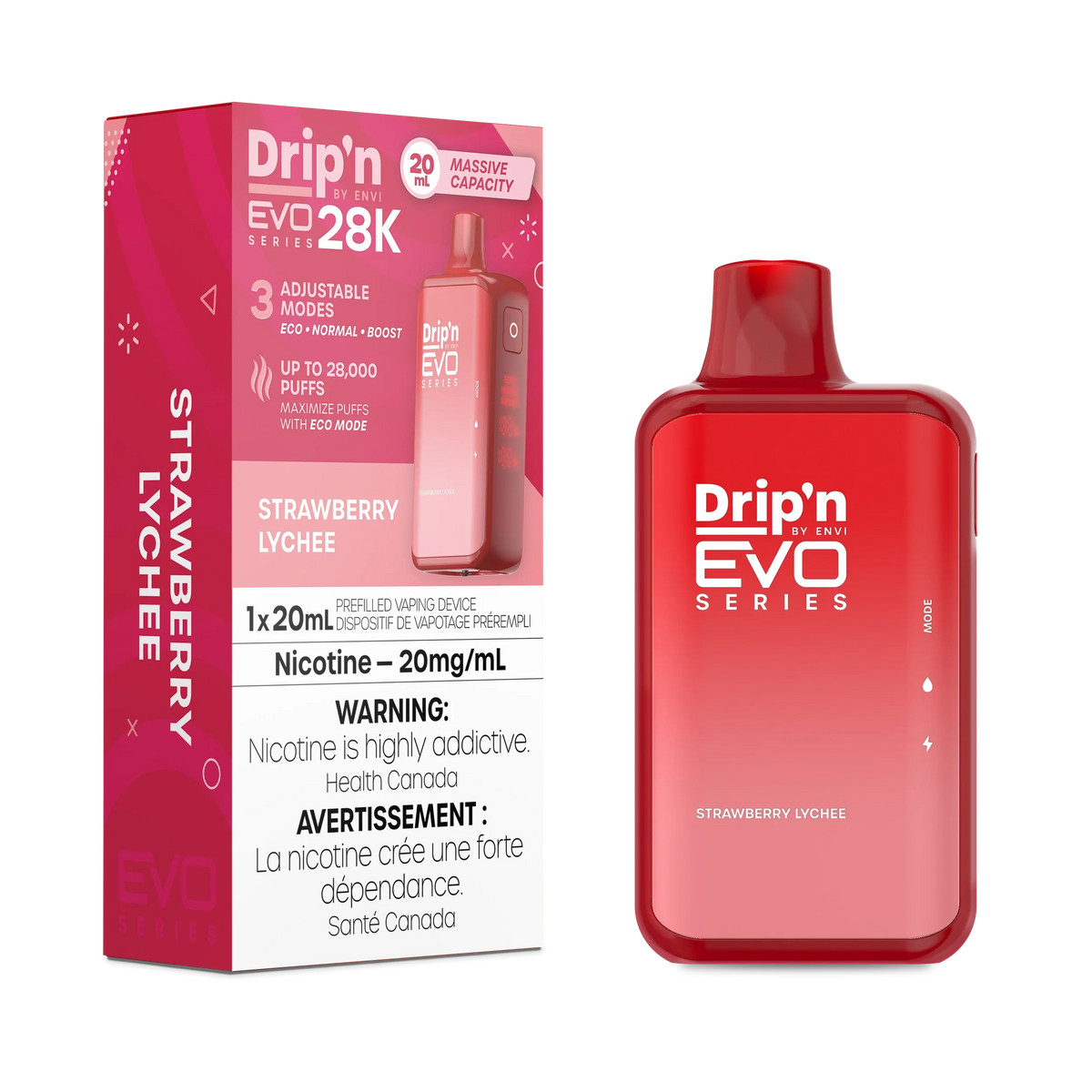 Buy Drip'n by Envi EVO Series 28k - Strawberry Lychee (AB) Online