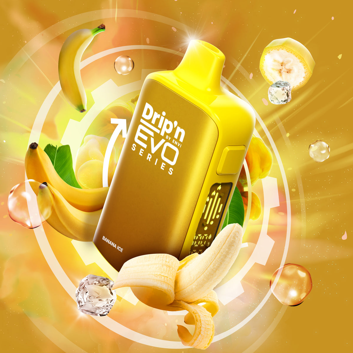 Drip'n by Envi EVO 63K Disposable - Banana Ice ENVI Vape Drip'n by Envi EVO 63K Disposable - Banana Ice ENVI Vape