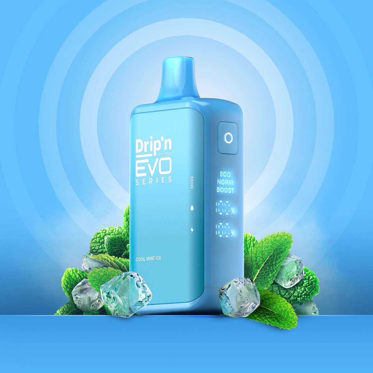 Drip'n by Envi EVO Series 28k - Cool Mint Ice (ON) ENVI Vape Drip'n by Envi EVO Series 28k - Cool Mint Ice (ON) ENVI Vape