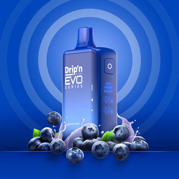 Drip'n EVO 28K Blueberry Swirl  28,000 Puff Disposable Vape  ENVI Vape