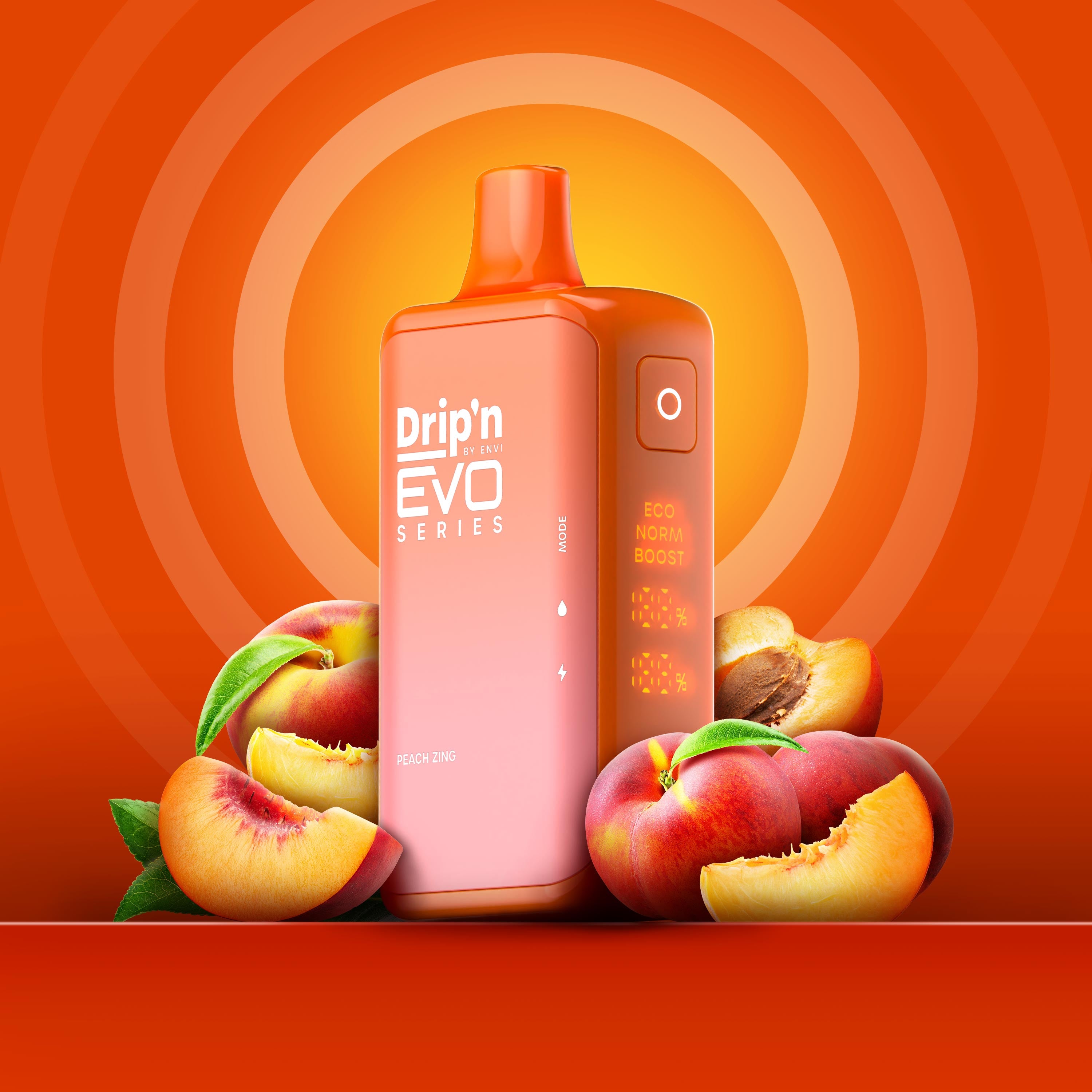 Drip'n EVO 28K Peach Zing – 28,000 Puff Disposable Vape – ENVI Vape