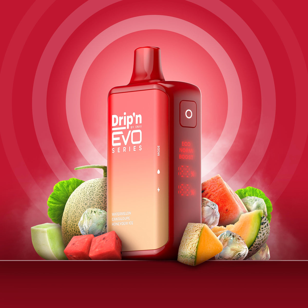 Drip'n by Envi EVO Series 28k - Watermelon Cantaloupe Honeydew lce (MB)