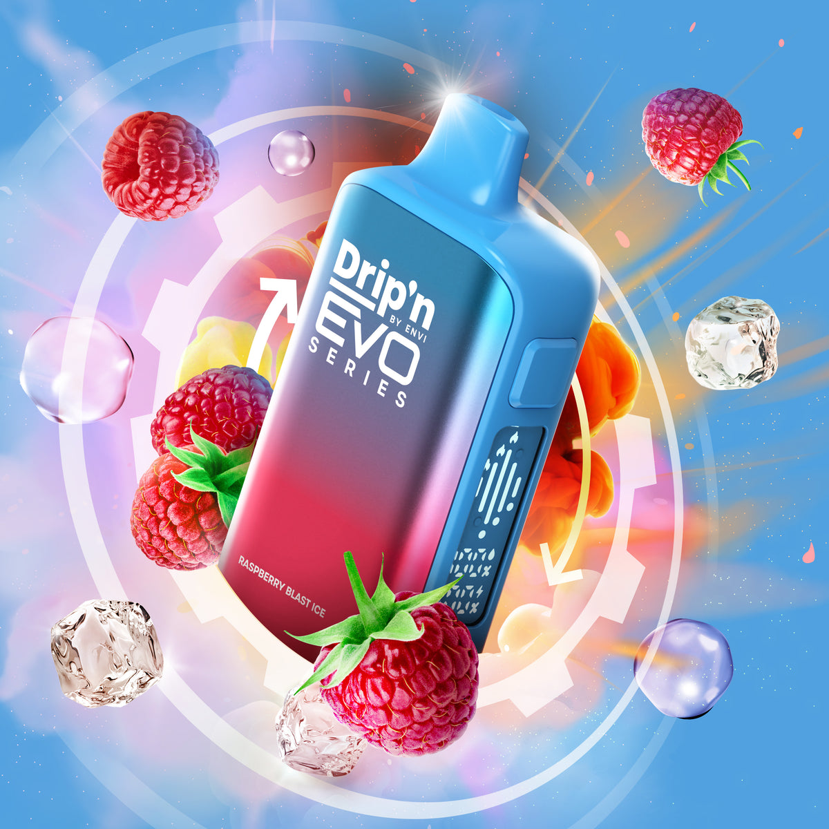 Drip'n by Envi EVO 63K Disposable - Raspberry Blast Ice