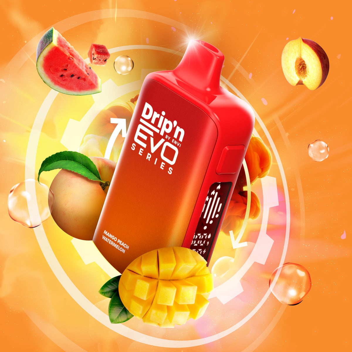 Drip'n by Envi EVO 63K Disposable - Mango Peach Watermelon (AB)