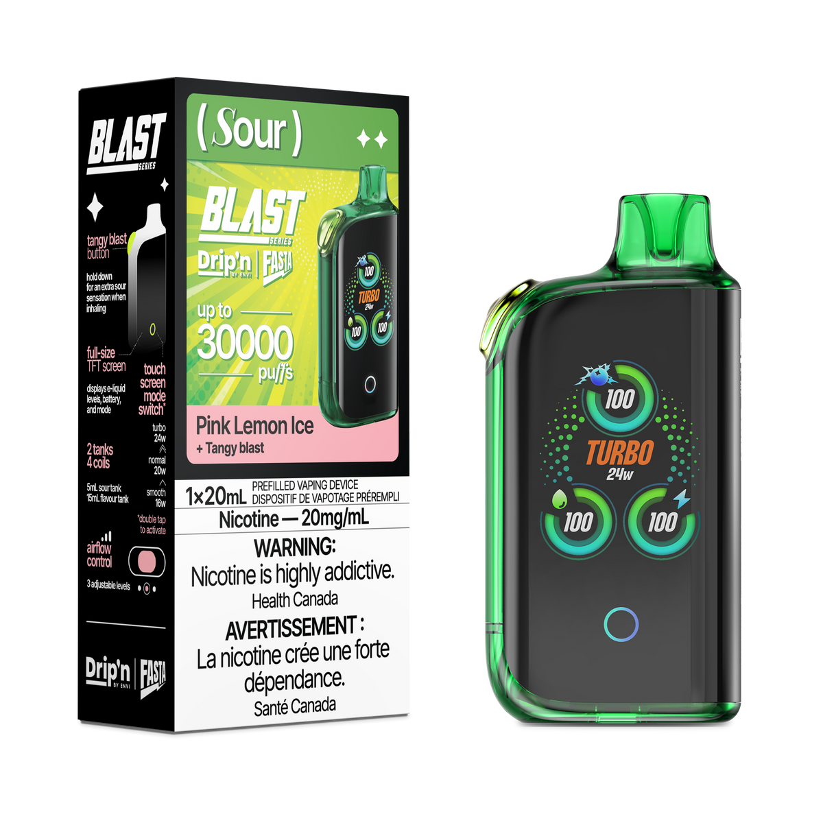 Buy Drip'n X Fasta Blast - Pink Lemon Ice (Sour) (ON) Online