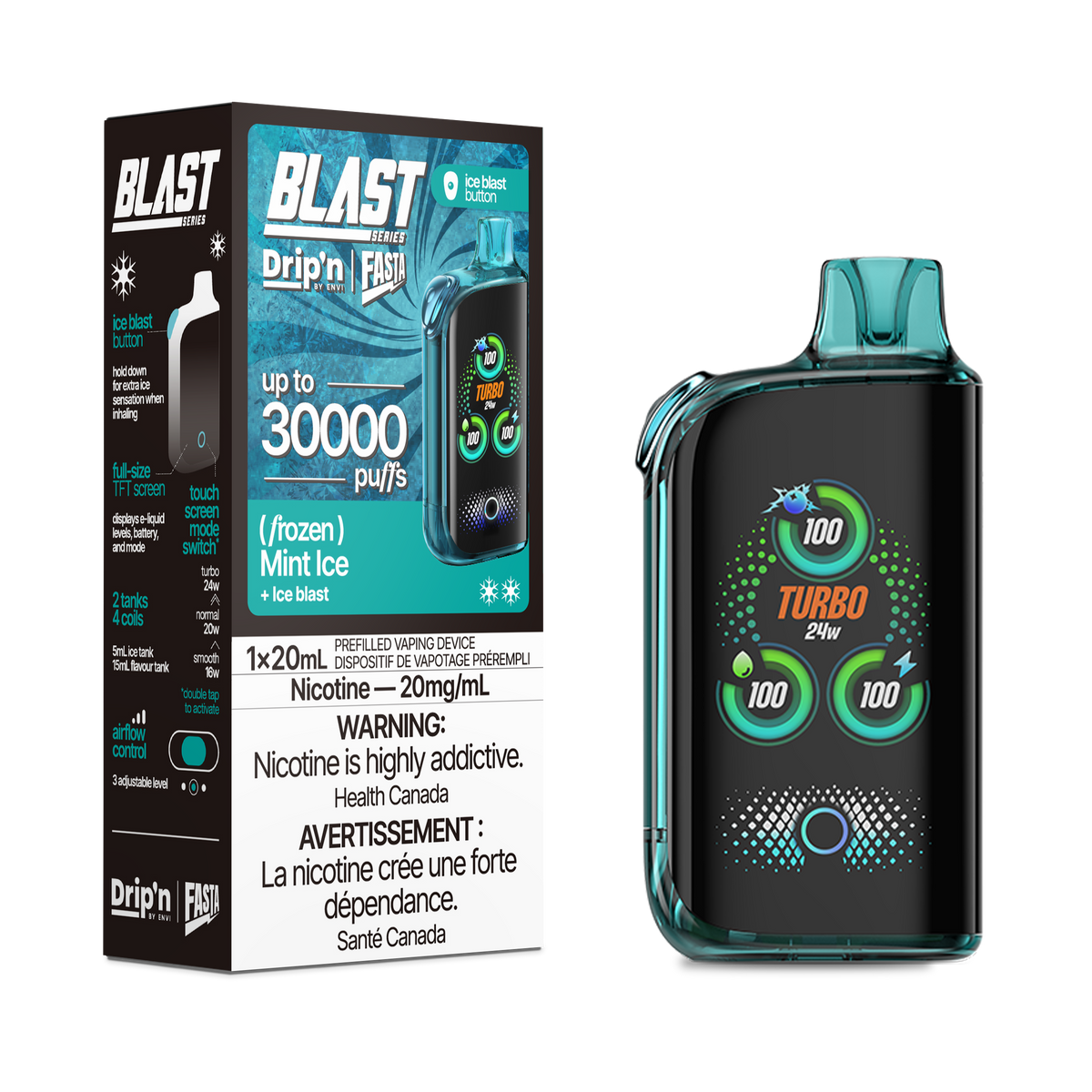 Drip'n X Fasta Blast - Mint Ice