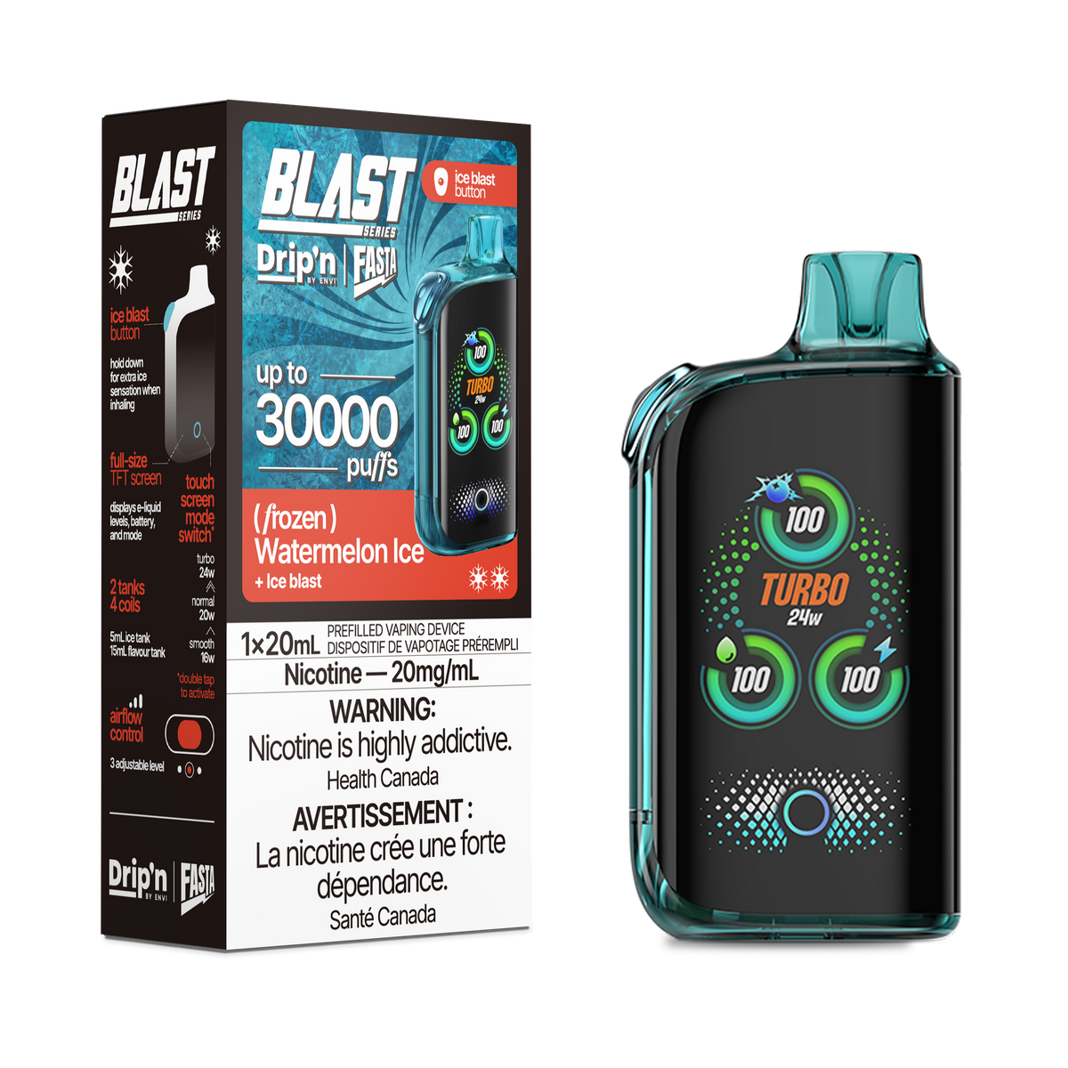 Buy Drip'n X Fasta Blast - Watermelon Ice (AB) Online