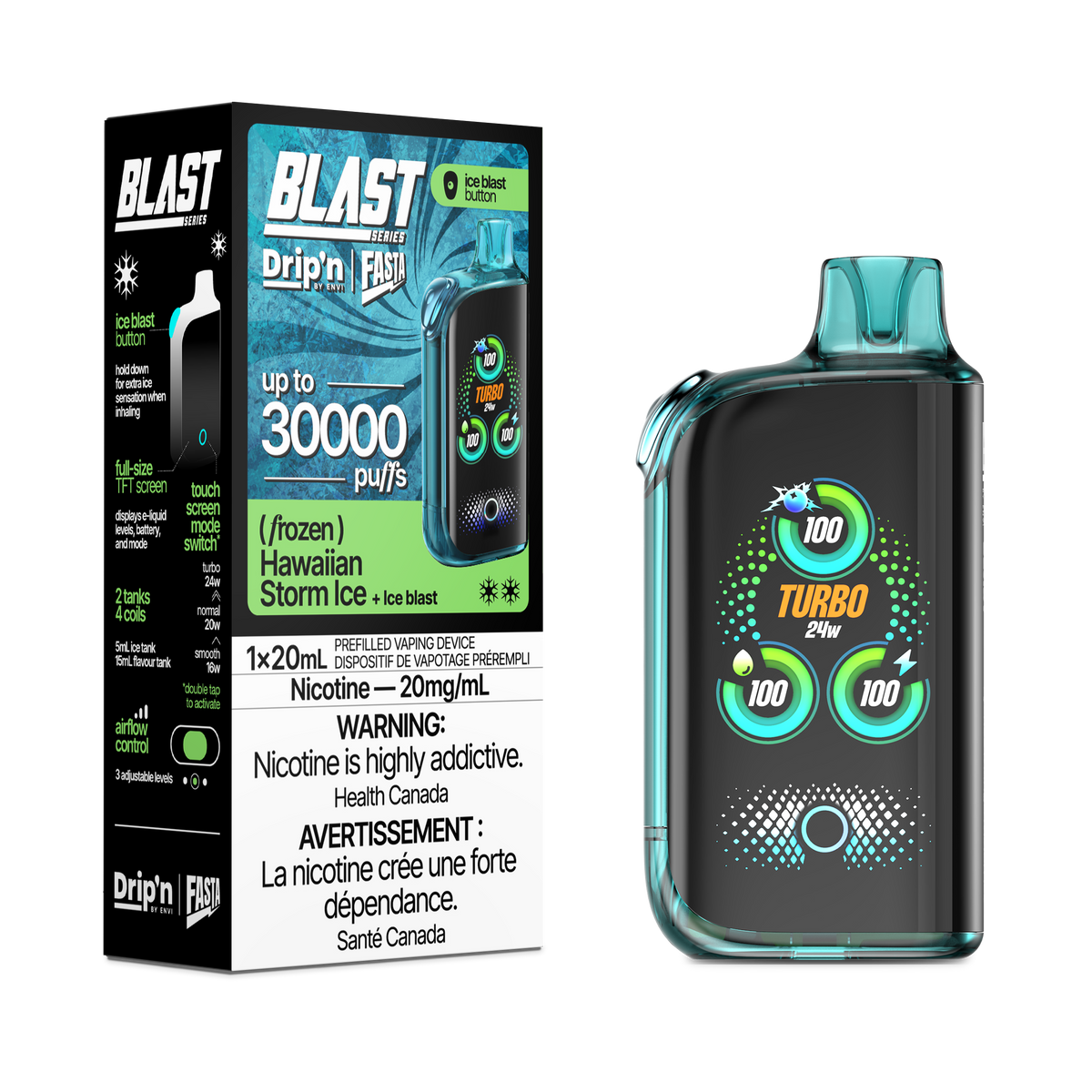 Drip'n X Fasta Blast - Hawaiian Storm Ice (MB)