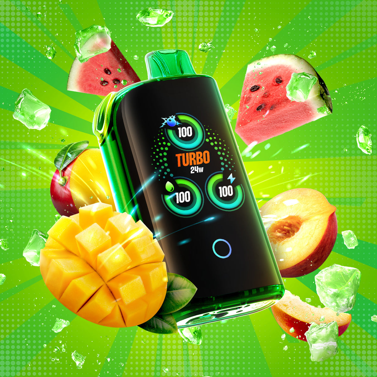Buy Drip'n X Fasta Blast - Mango Peach Watermelon Ice (Sour) Online
