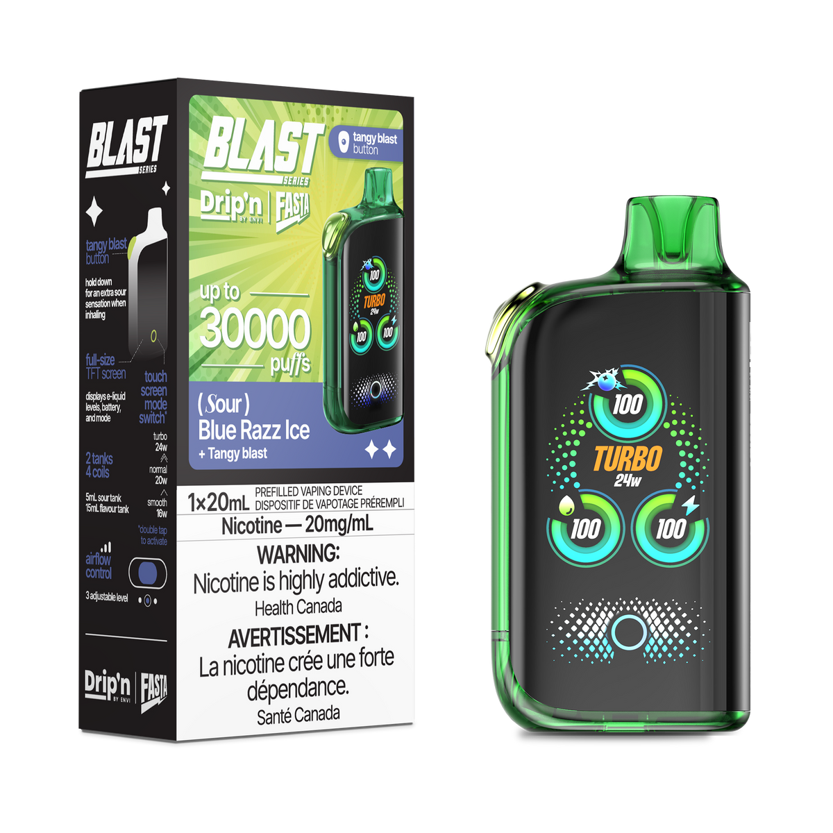 Buy Drip'n X Fasta Blast - Blue Razz Ice Online