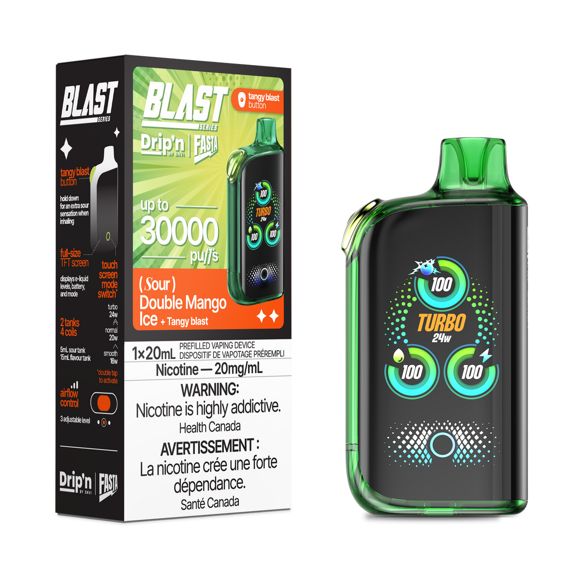 Drip'n X Fasta Blast - Double Mango Ice (MB)