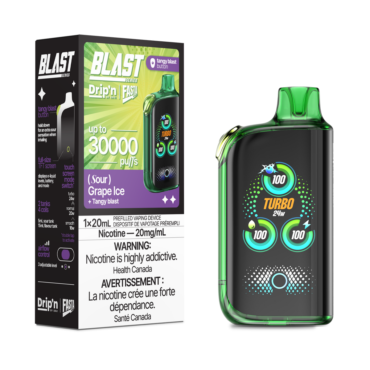 Drip'n X Fasta Blast - Grape Ice