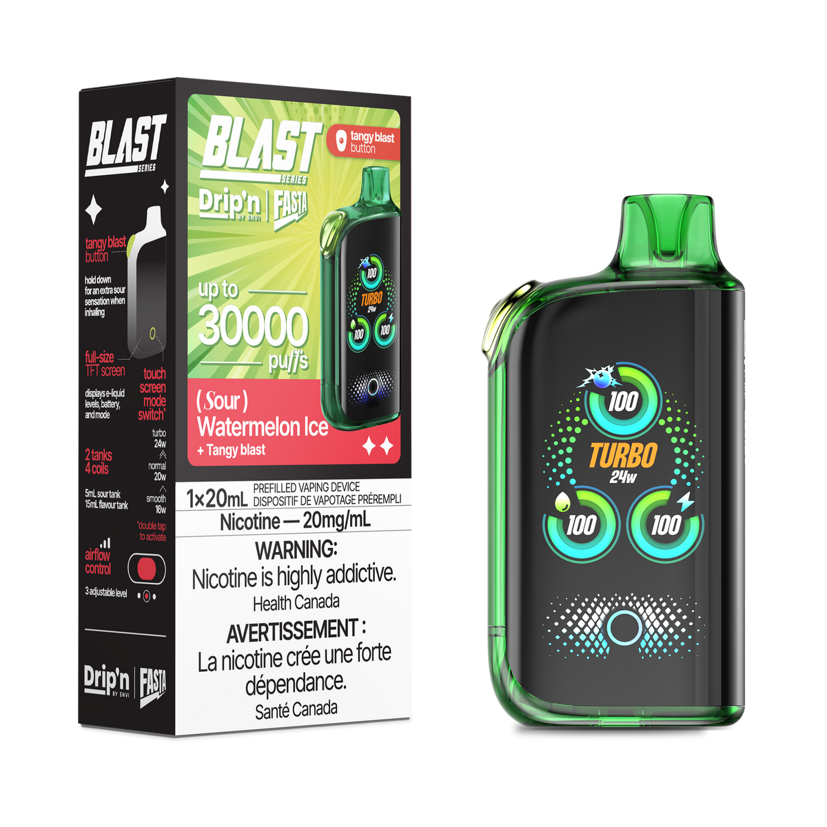 Drip'n X Fasta Blast - Watermelon Ice