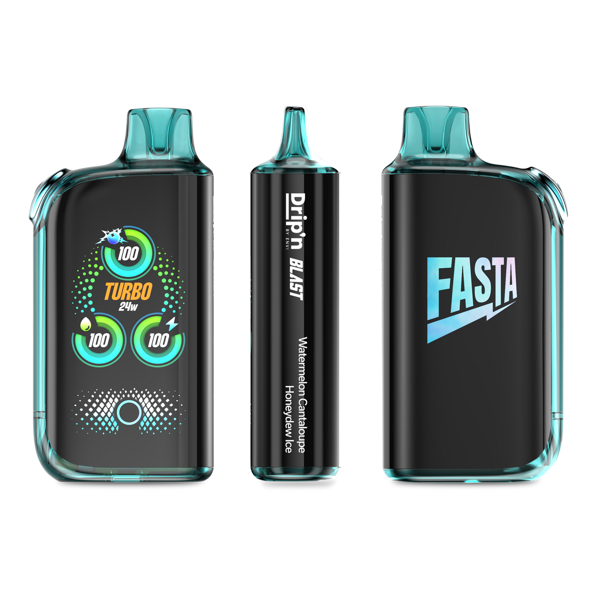 Drip'n X Fasta Blast - Watermelon Cantaloupe Honeydew Ice