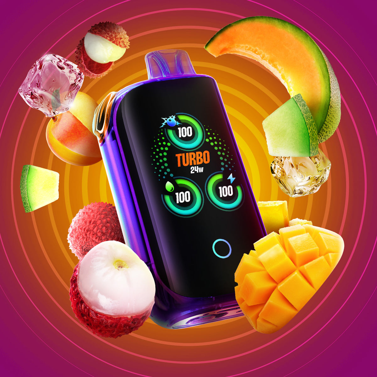 Drip'n X Fasta Blast - Mango Ice + Lychee Melon (ON)