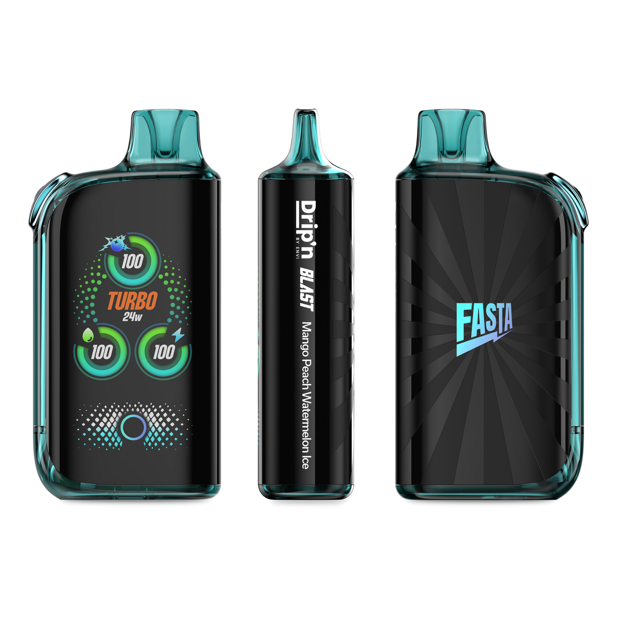 Drip'n X Fasta Blast - Mango Peach Watermelon Ice (ON)