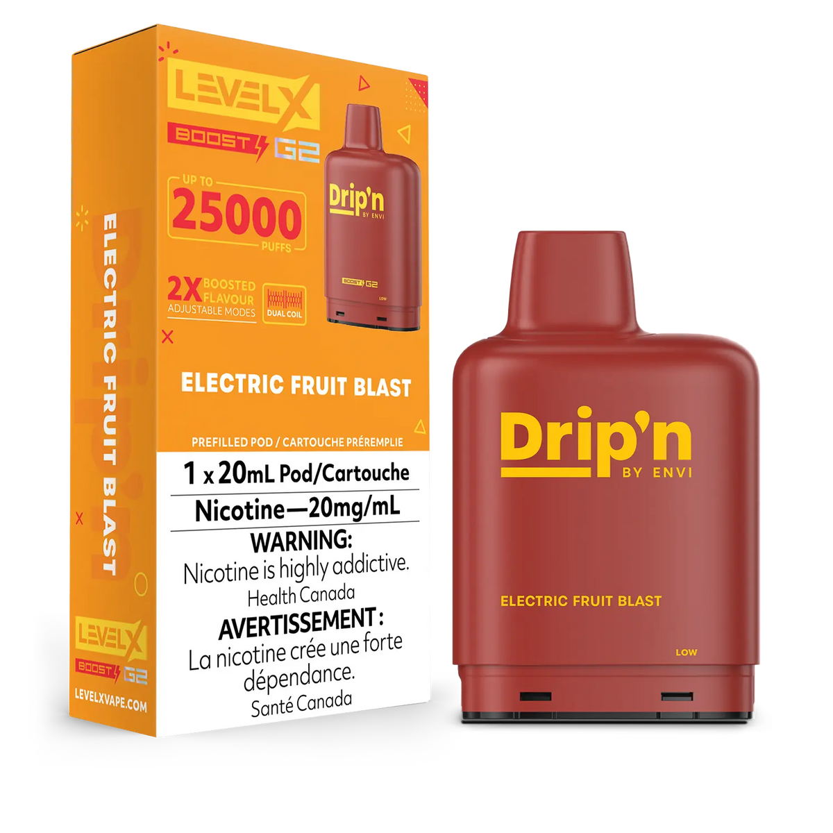 Level X Drip'n Boost G2 Pod - Electric Fruit Blast