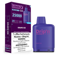 Buy Level X Drip'n Boost G2 Pod - Grape Ice (ON) Online