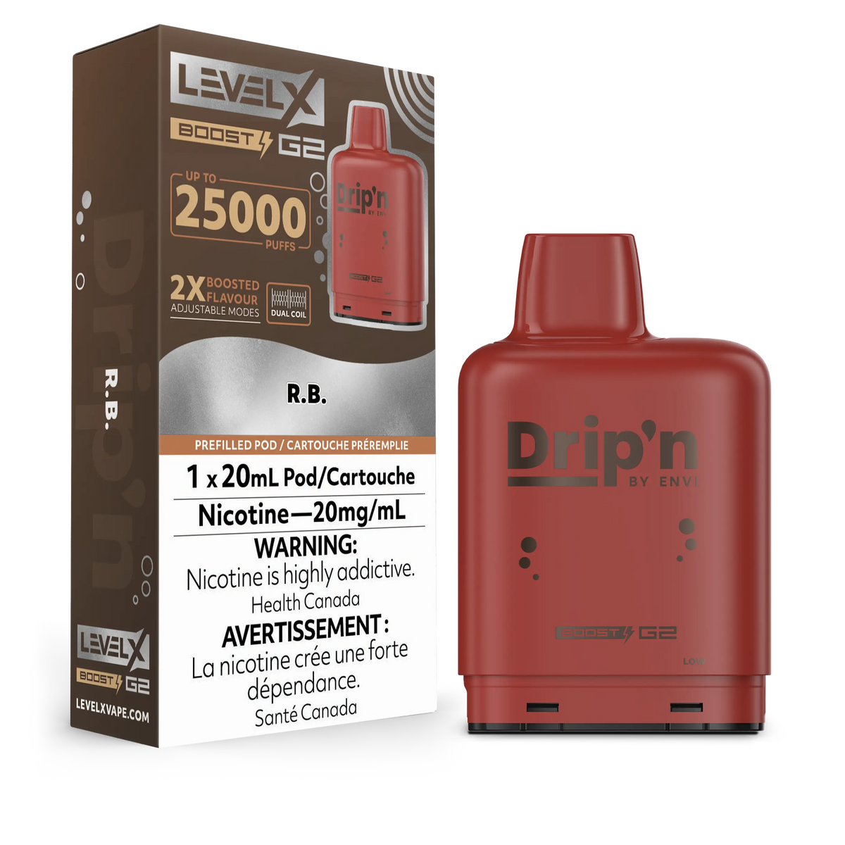 Level X Drip'n Boost G2 Pod - R.B. (MB)