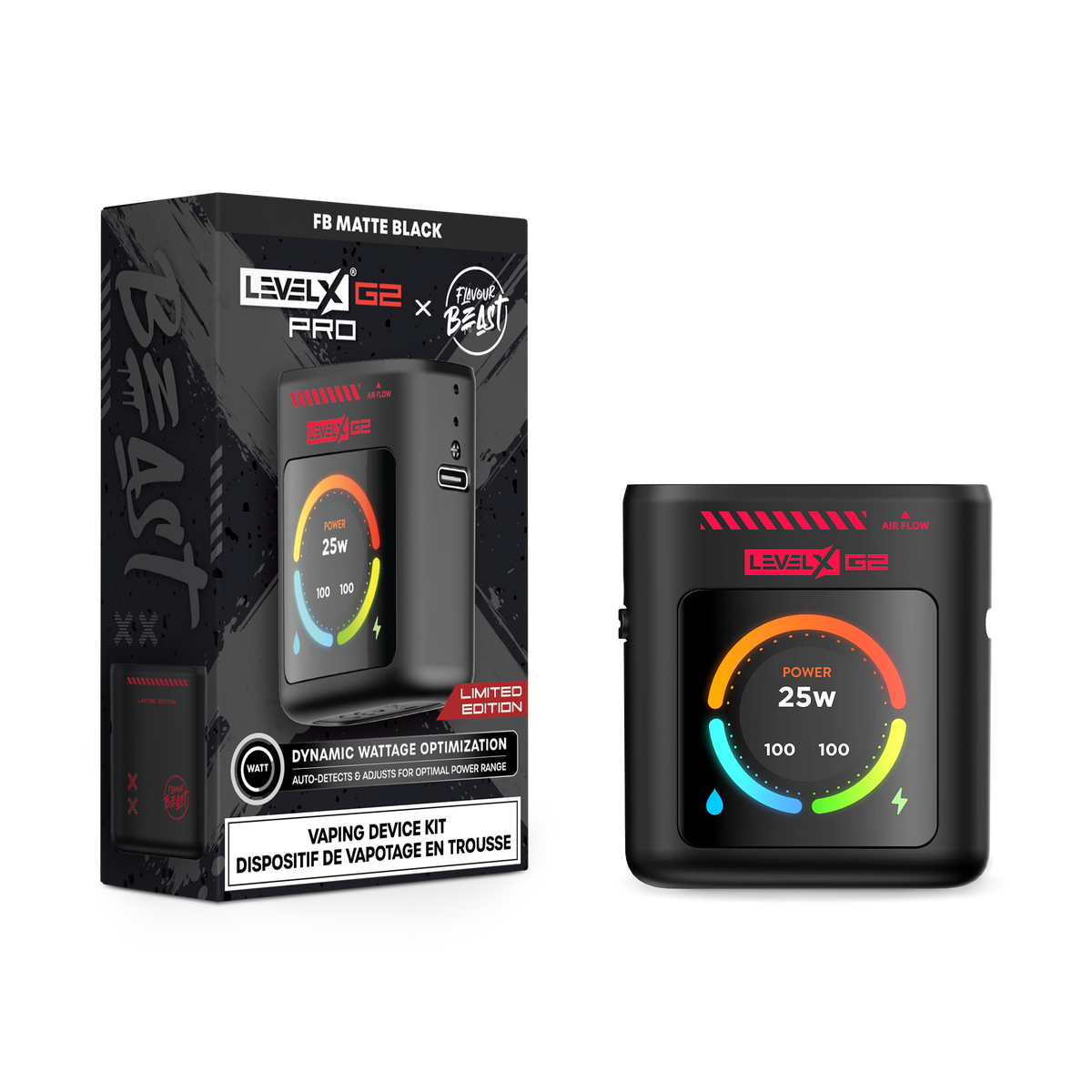 Level X G2 Pro Device Kit 1000 Limited Edition Matte Black