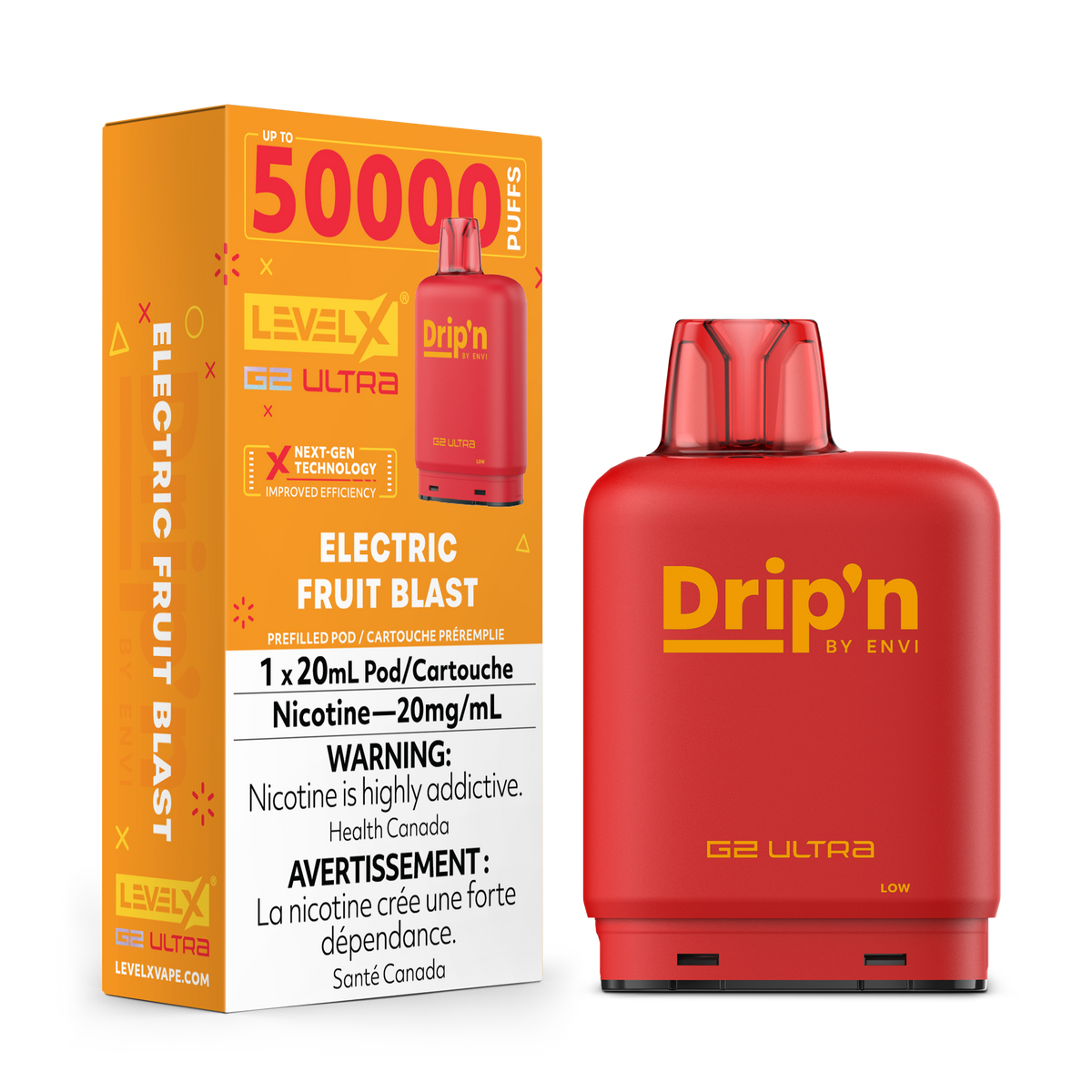 Level X Drip'n G2 Ultra Pod - Electric Fruit Blast (AB)