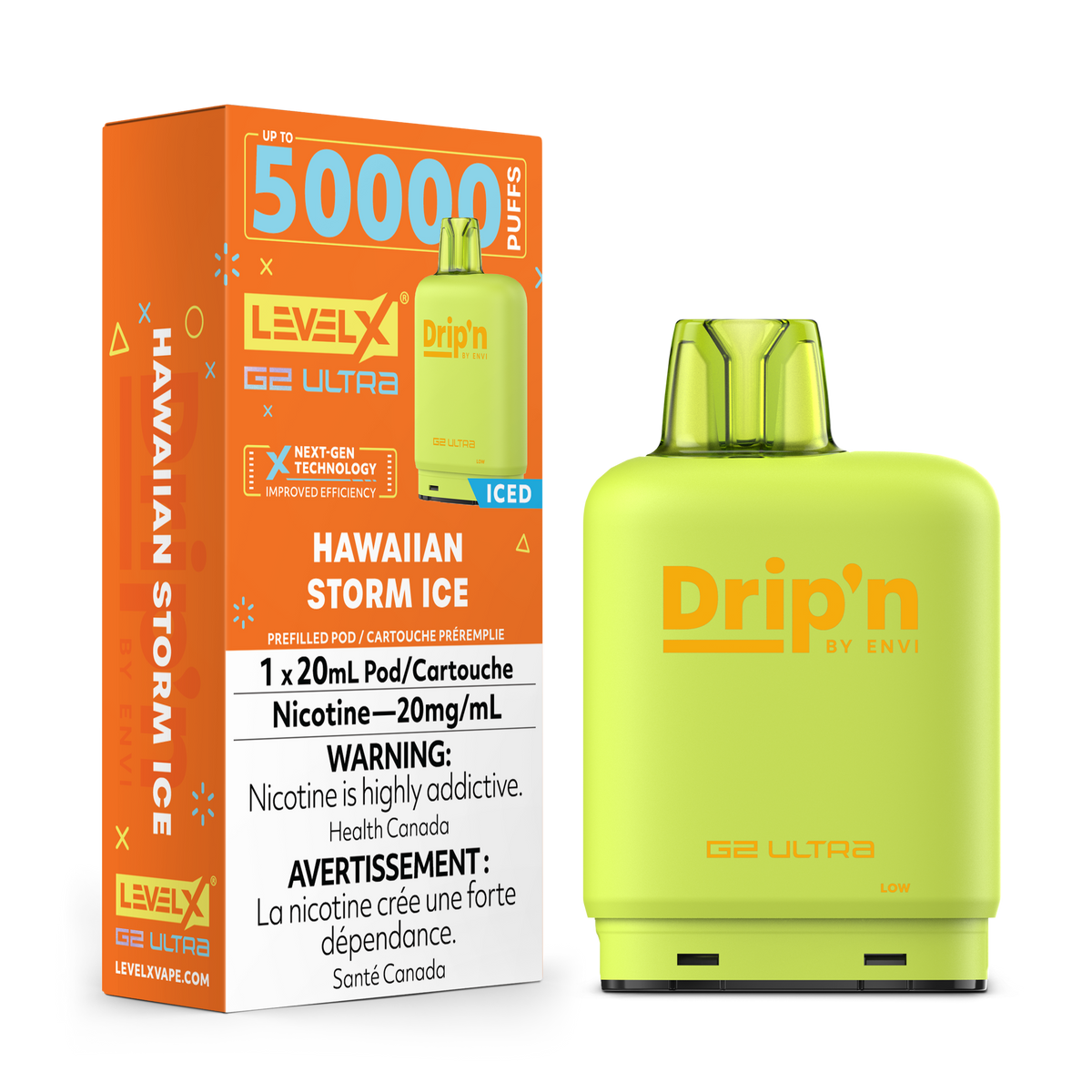Level X Drip'n G2 Ultra Pod - Hawaiian Storm Ice