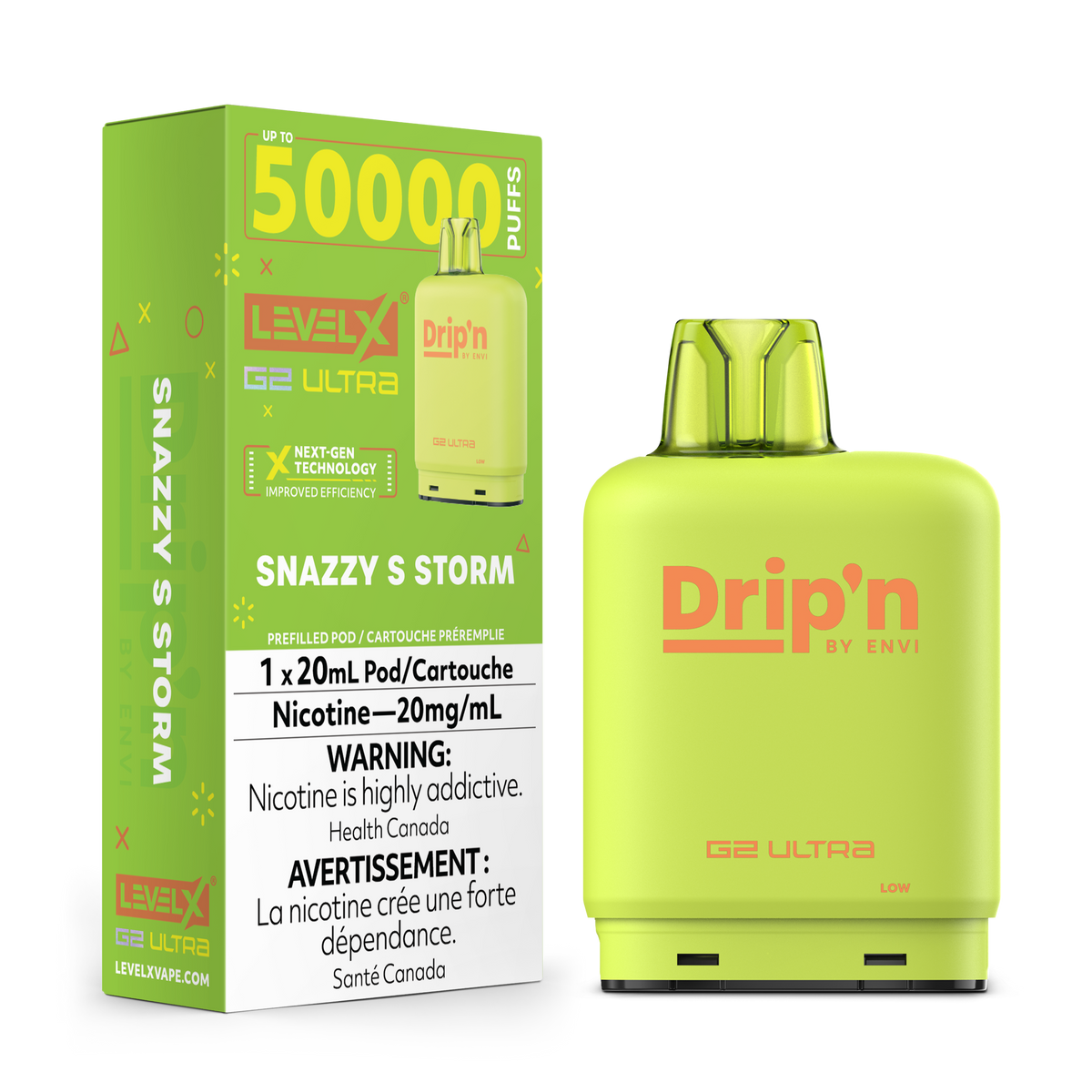 Level X Drip'n G2 Ultra Pod - Snazzy S Storm (ON)