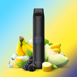 Banana Blackberry Melon Iced
