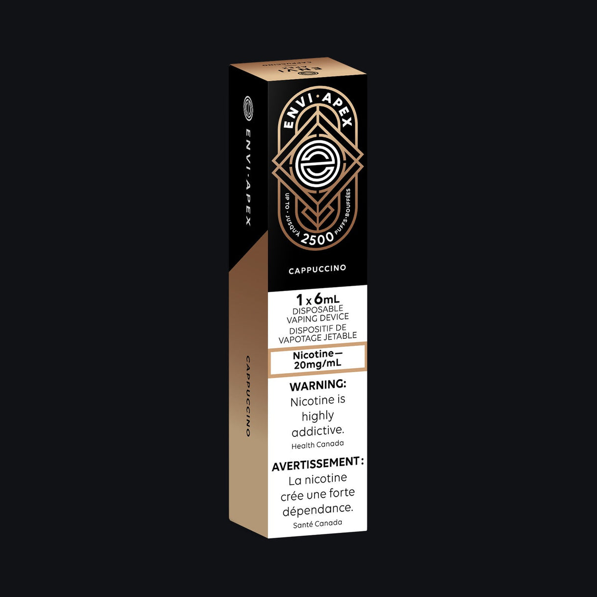 ENVI Apex Cappuccino Rich 2,500 Puff Disposable Vape ENVI Vape ENVI Apex Cappuccino Rich 2,500 Puff Disposable Vape ENVI Vape